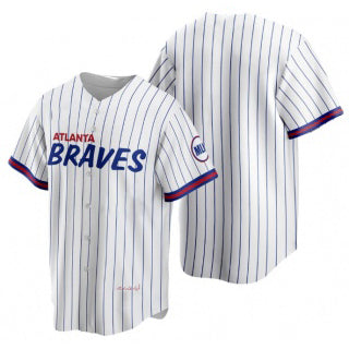 Atlanta Braves Blank 2021 White Jereymy City Connect Stitched Jersey