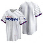 Atlanta Braves Blank 2021 White Jereymy City Connect Stitched Jersey