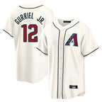 Arizona Diamondbacks #12 Lourdes Gurriel Jr Player Cream Home Game Stitched Baseball Jersey