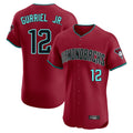 Arizona Diamondbacks #12 Lourdes Gurriel Jr Player Red Limited Elite Home Game Stitched Baseball Jersey