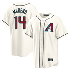 Arizona Diamondbacks #14 Gabriel Moreno Player Cream Home Game Stitched Baseball Jersey