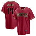 Arizona Diamondbacks #14 Gabriel Moreno Player Red Home Game Stitched Baseball Jersey