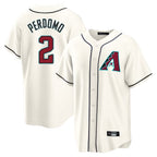 Arizona Diamondbacks #2 Geraldo Perdomo Player Cream Home Game Stitched Baseball Jersey