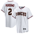 Arizona Diamondbacks #2 Geraldo Perdomo Player White Home Game Stitched Baseball Jersey