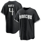 Arizona Diamondbacks #4 Ketel Marte Player Player Black Game Home Stitched Baseball Jersey