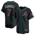 Arizona Diamondbacks #7 Corbin Carroll Player Black Limited Home Game Stitched Baseball Jersey