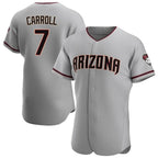 Arizona Diamondbacks #7 Corbin Carroll Player Gray Road Limited Elite Home Game Stitched Baseball Jersey