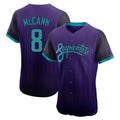 Arizona Diamondbacks #8 James McCann Player Purple City Connect Limited Elite Home Game Stitched Baseball Jersey