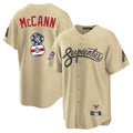 Arizona Diamondbacks #8 James McCann Player Tan USA 250 Fourth of July Home Game Stitched Baseball Jersey