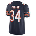 C.Bears #34 Walter Payton Navy Vapor F.U.S.E. Retired Limited Stitched Football Jerseys
