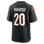 C.Bengals #20 Lemar Parrish Black Team Retired Game Stitched Football Jerseys