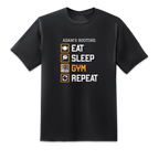 Eat, Sleep, Gym, Repeat Black