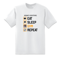Eat, Sleep, Gym, Repeat White