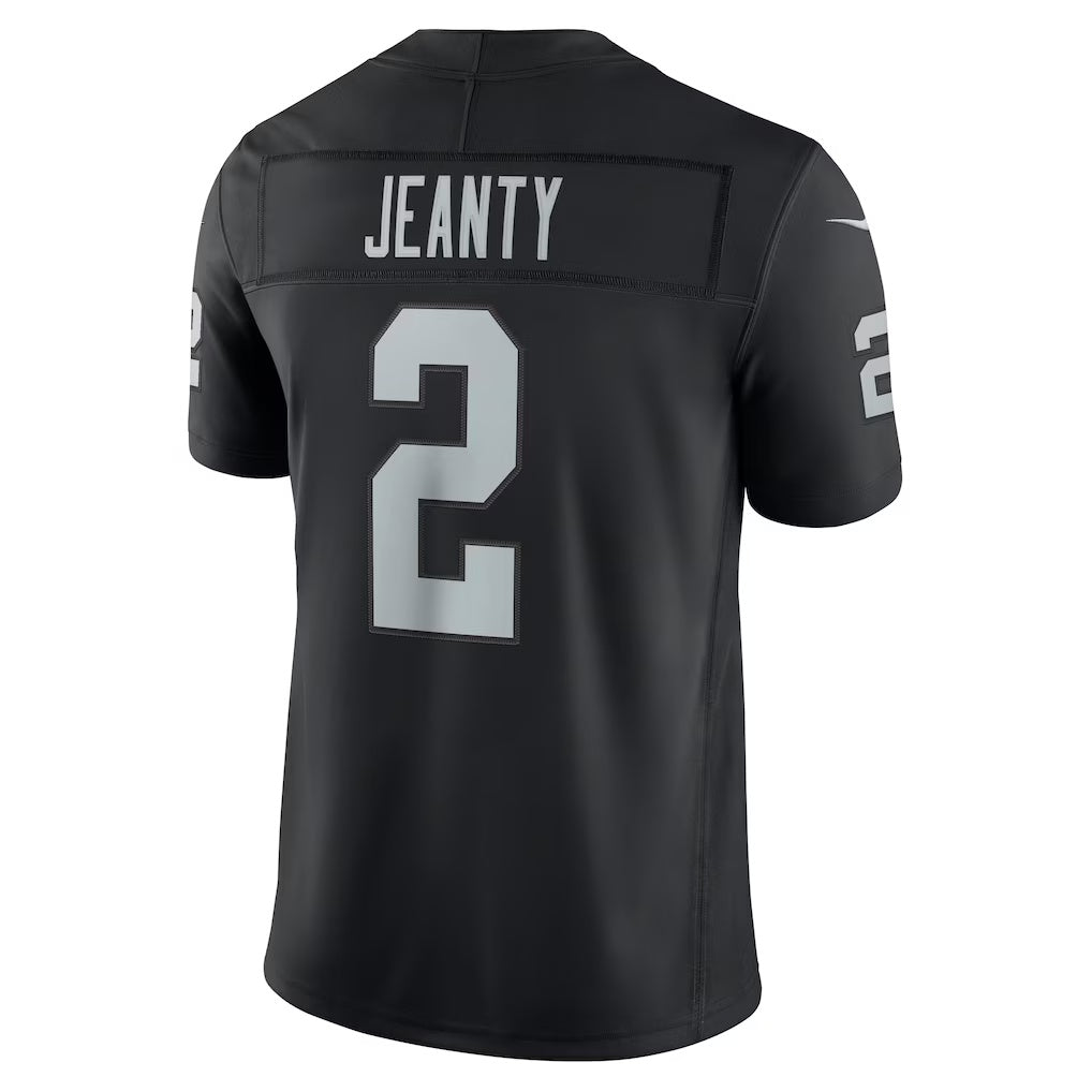 LV.Raiders #2 Ashton Jeanty Black Team Vapor F.U.S.E. Limited Stitched Football Jerseys