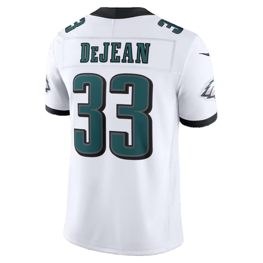 P.Eagles #33 Cooper DeJean White Vapor F.U.S.E. Stitched Limited Stitched Football Jerseys
