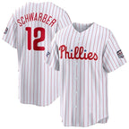 Philadelphia Phillies #12 Kyle Schwarber 2026 All-Star Game White Replica Stitched Baseball Jerseys