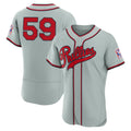 Philadelphia Phillies #59 Jhoan Duran Gray 2026 Field of Dreams Authentic Stitched Baseball Jerseys
