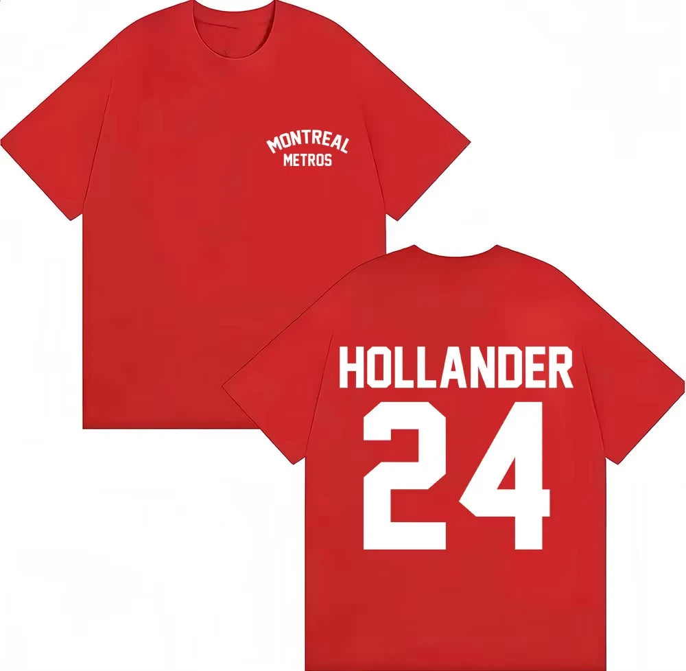 Heated Rivalry Shane Hollander 24 Montreal Metros TshirtS Men's Fashion Vintage Popular T Shirt Oversized Cotton O-Neck T-shirts