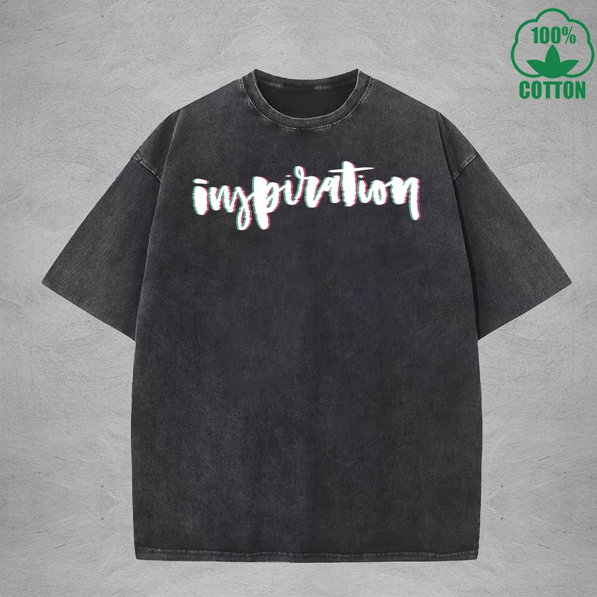 Inspiration American Retro 230G Washed T-Shirt Available in Multiple Colors Fashionable Pure Cotton Short Sleeve