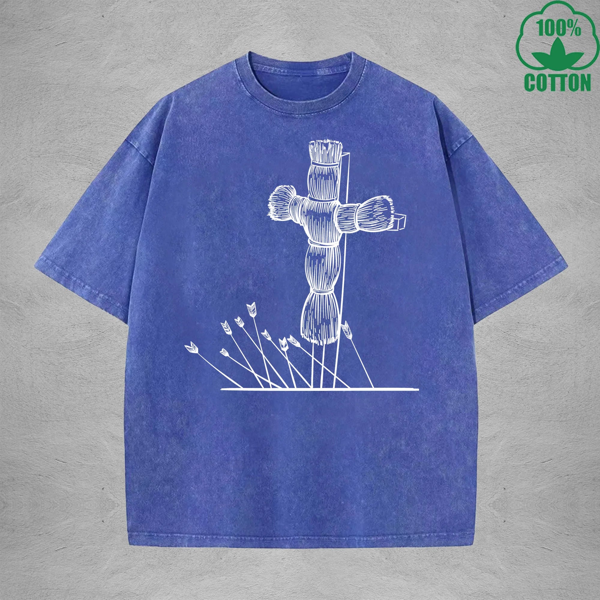 Training Mannequin American Retro 230G Washed T-Shirt Available in Multiple Colors Fashionable Pure Cotton Short Sleeve