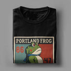 Men Women T-Shirts Resist Frogs Portland Frog Stand Strong No Kings in America Since 1776 Cotton Tee Shirt Short Sleeve T Shirts
