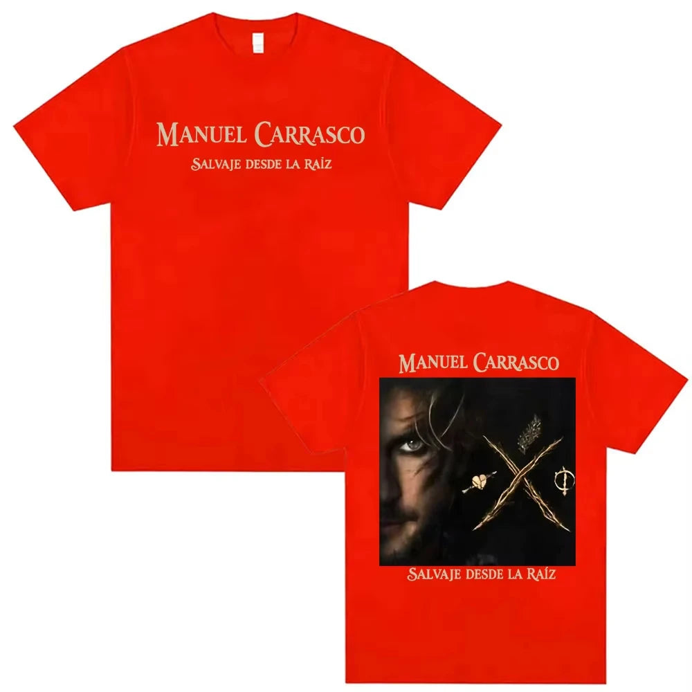 Manuel Carrasco Wild From The Root T Shirts Salvaje Desde Ia Raiz 2026 Merch T-shirt Men Women Fashion Vintage Oversized T-shirt