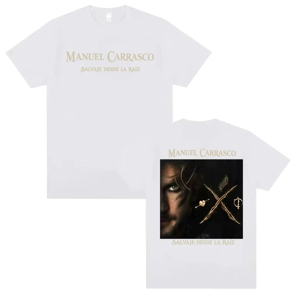 Manuel Carrasco Wild From The Root T Shirts Salvaje Desde Ia Raiz 2026 Merch T-shirt Men Women Fashion Vintage Oversized T-shirt