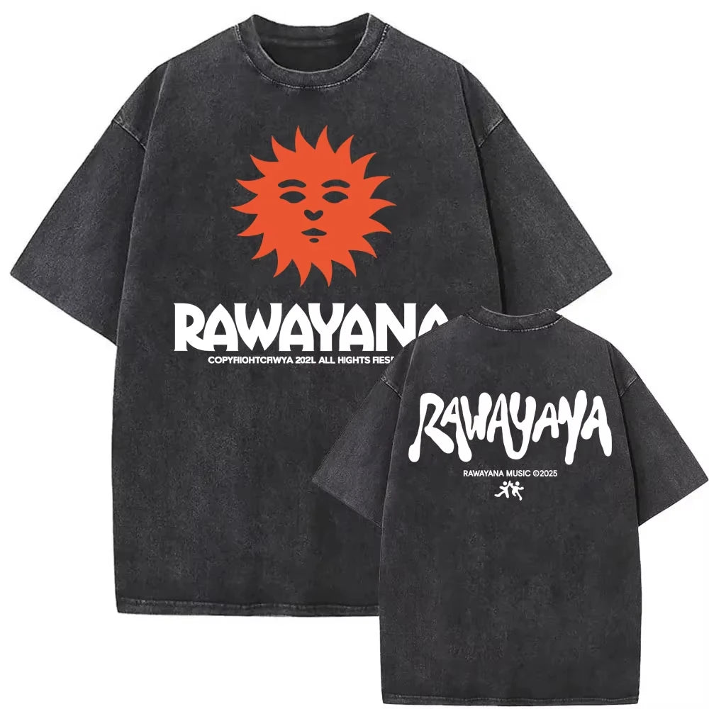 Rawayana Se Viene Cositas Lyrics Print T Shirts Men Women Fashion Hip Hop Streetwear T-shirt Casual Cotton Short Sleeve T Shirts