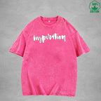 Inspiration American Retro 230G Washed T-Shirt Available in Multiple Colors Fashionable Pure Cotton Short Sleeve