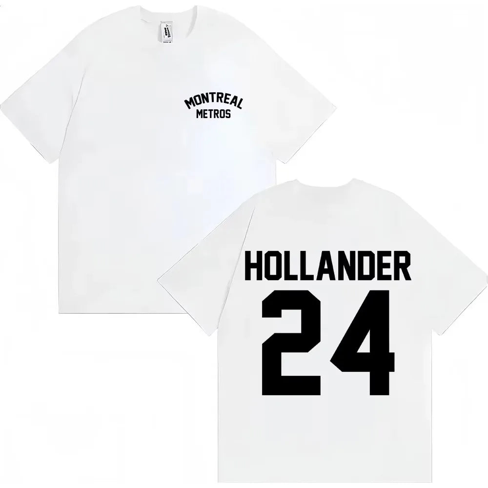 Heated Rivalry Shane Hollander 24 Montreal Metros TshirtS Men's Fashion Vintage Popular T Shirt Oversized Cotton O-Neck T-shirts