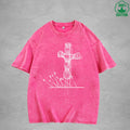Training Mannequin American Retro 230G Washed T-Shirt Available in Multiple Colors Fashionable Pure Cotton Short Sleeve