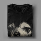 Dog Smoking Cigarette Funny Chihuahua Meme T-Shirts Summer Popular T Shirts Male Cotton Oversized Tees Short Sleeve Funny Tops