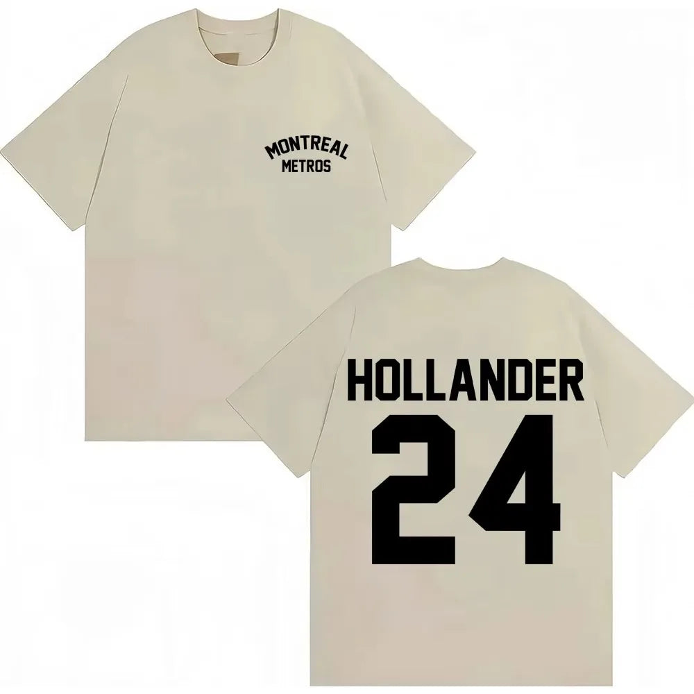 Heated Rivalry Shane Hollander 24 Montreal Metros TshirtS Men's Fashion Vintage Popular T Shirt Oversized Cotton O-Neck T-shirts