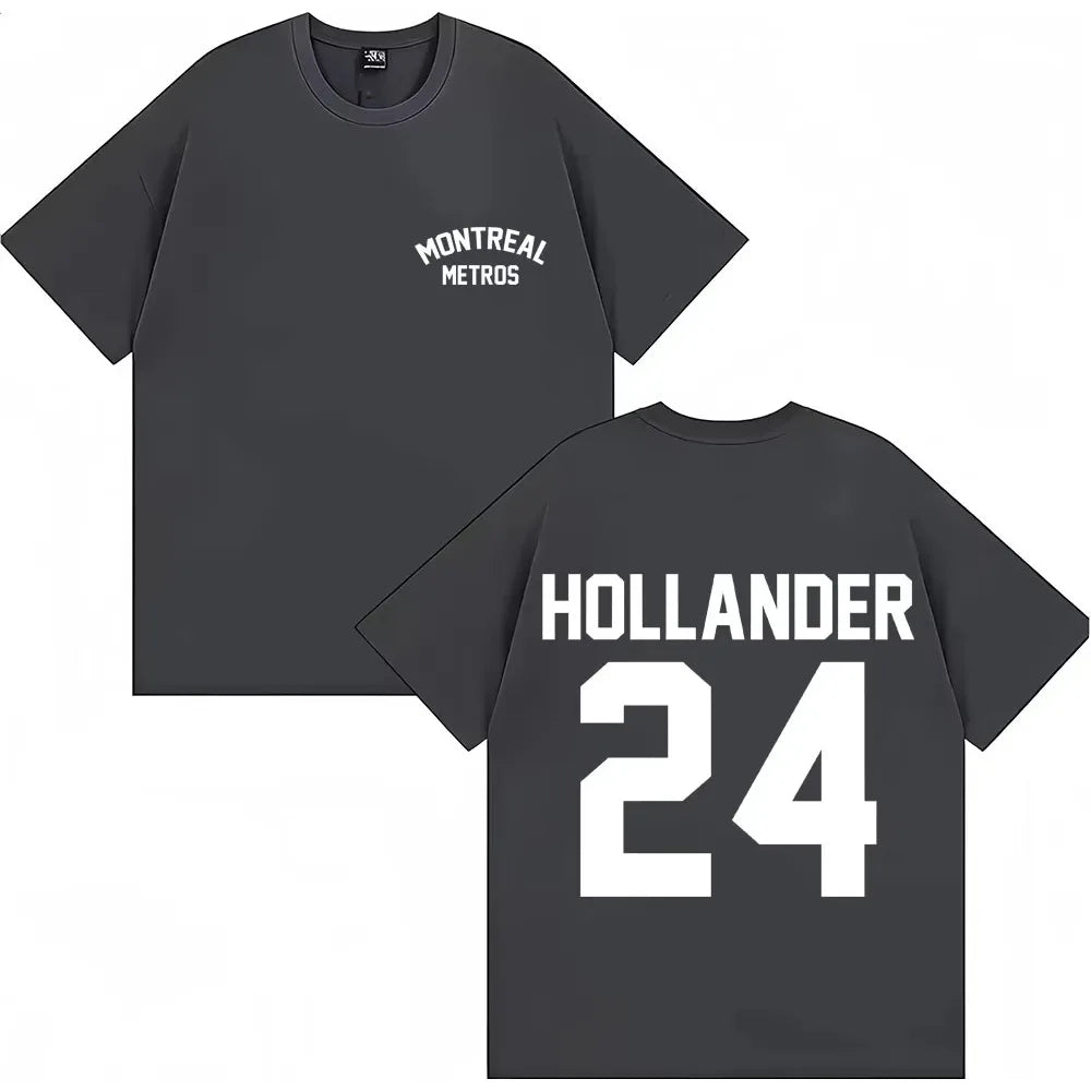 Heated Rivalry Shane Hollander 24 Montreal Metros TshirtS Men's Fashion Vintage Popular T Shirt Oversized Cotton O-Neck T-shirts