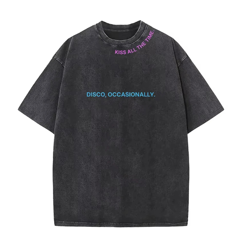 Harry Styles "Together" Tour 2026 Vintage Washed T-Shirt Men Women Pop Music Fashion Oversized Cotton Graphic TShirts Streetwear