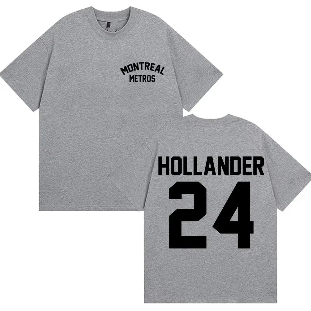 Heated Rivalry Shane Hollander 24 Montreal Metros TshirtS Men's Fashion Vintage Popular T Shirt Oversized Cotton O-Neck T-shirts