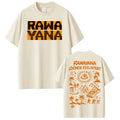 Rawayana ¿Donde Es El After? Album Merch T-shirts Men Women High Street Fashion Hip Hop T-shirt Casual Pure Cotton Loose T Shirt