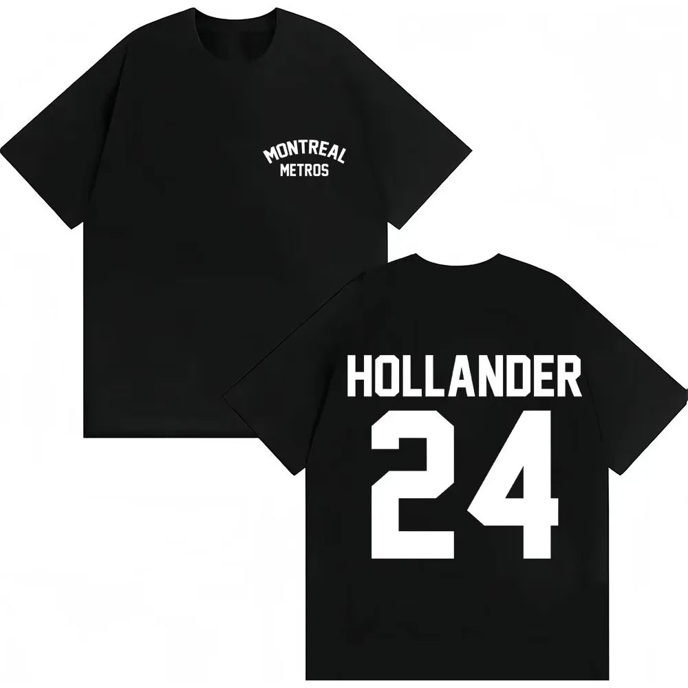 Heated Rivalry Shane Hollander 24 Montreal Metros TshirtS Men's Fashion Vintage Popular T Shirt Oversized Cotton O-Neck T-shirts