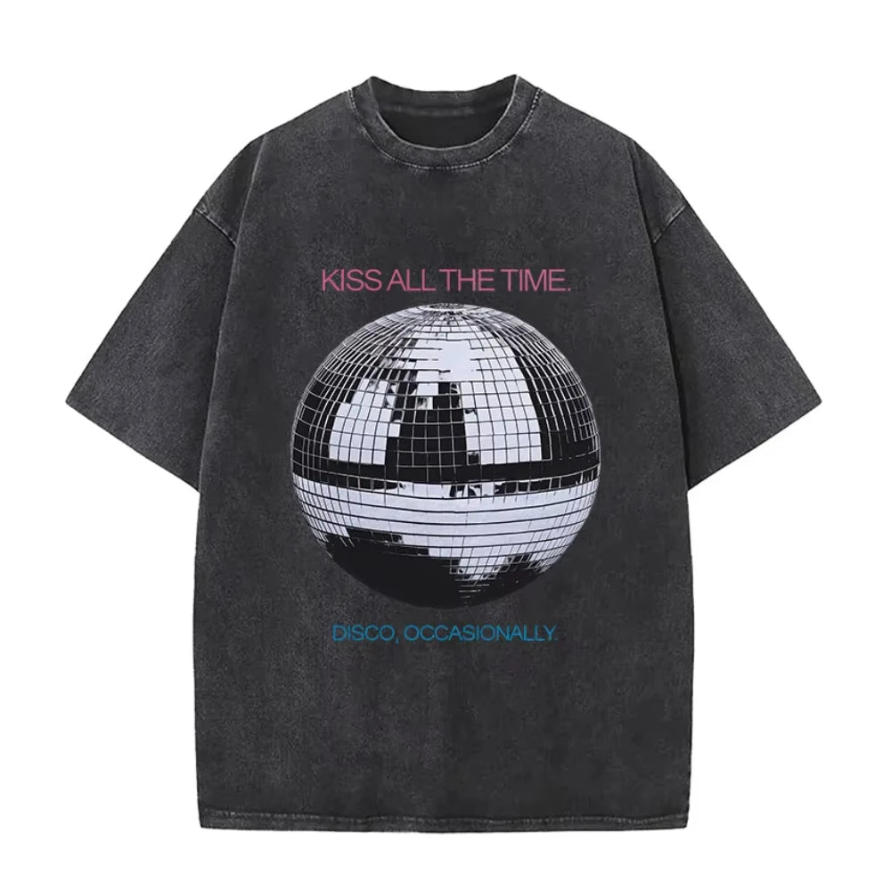 Harry Styles "Together" Tour 2026 Vintage Washed T-Shirt Men Women Pop Music Fashion Oversized Cotton Graphic TShirts Streetwear