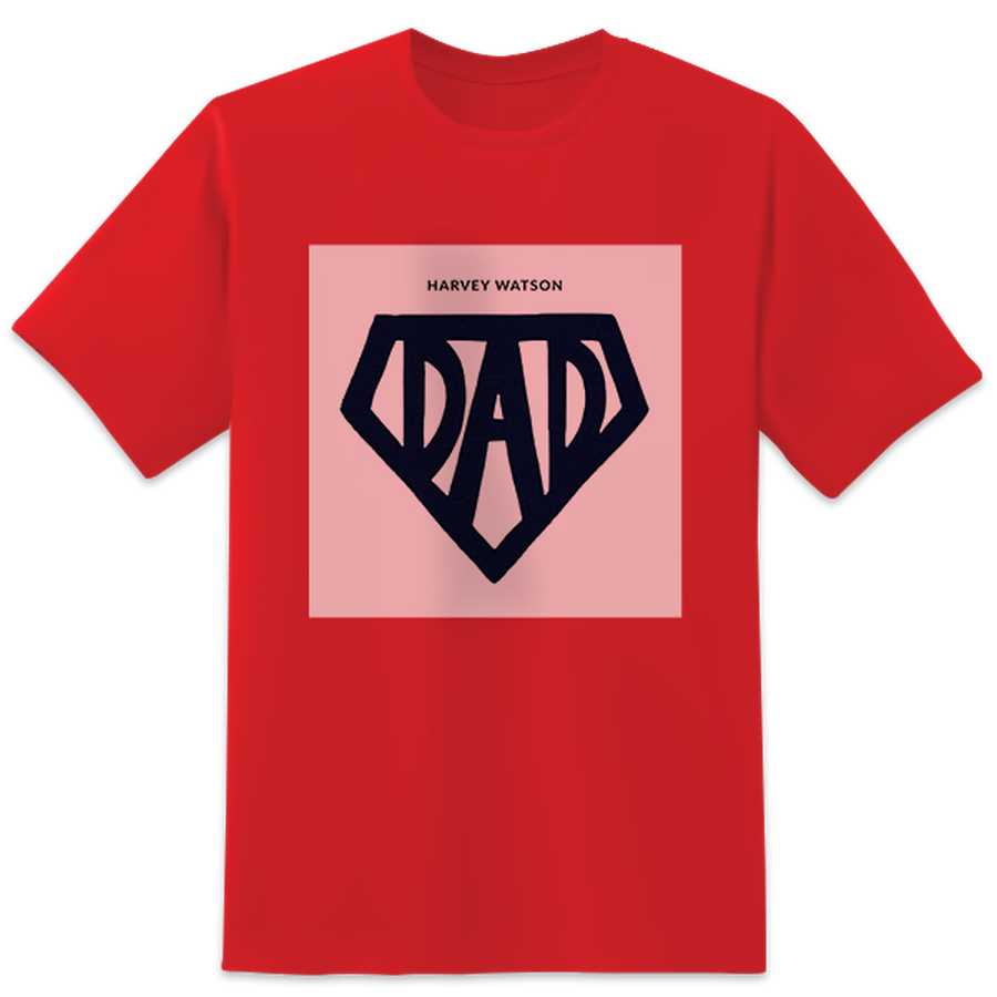 Superhero Dad Red