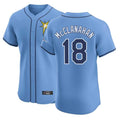 Tampa Bay Rays #18 Shane McClanahan Player Light Blue Home Limited Stitched Baseball Jersey