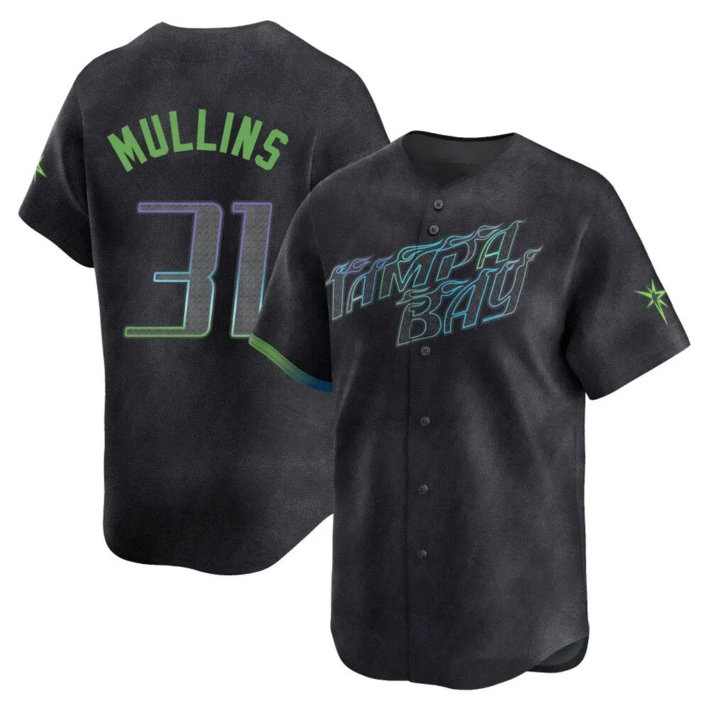 Tampa Bay Rays #31 Cedric Mullins Player Black City Connect Home Limited Stitched Baseball Jersey