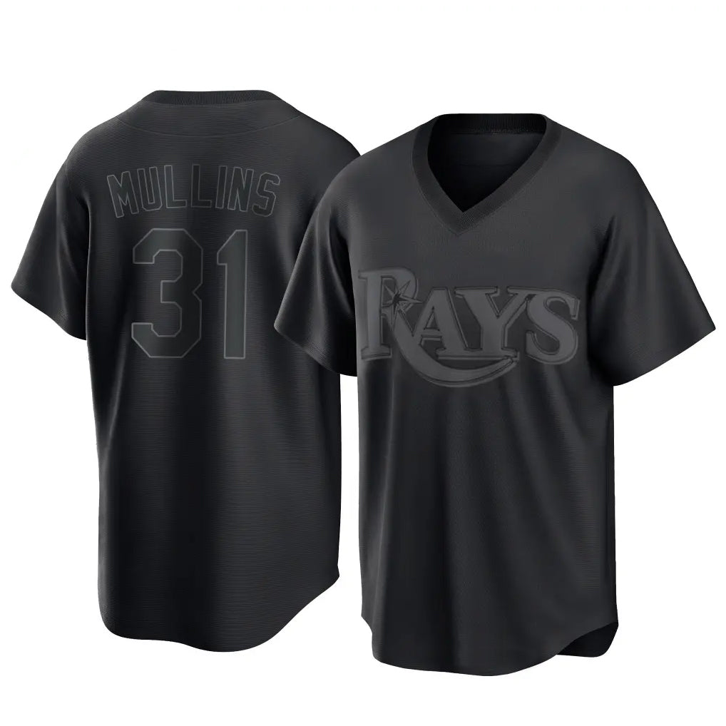 Tampa Bay Rays #31 Cedric Mullins Player Black Home Game Stitched Baseball Jersey