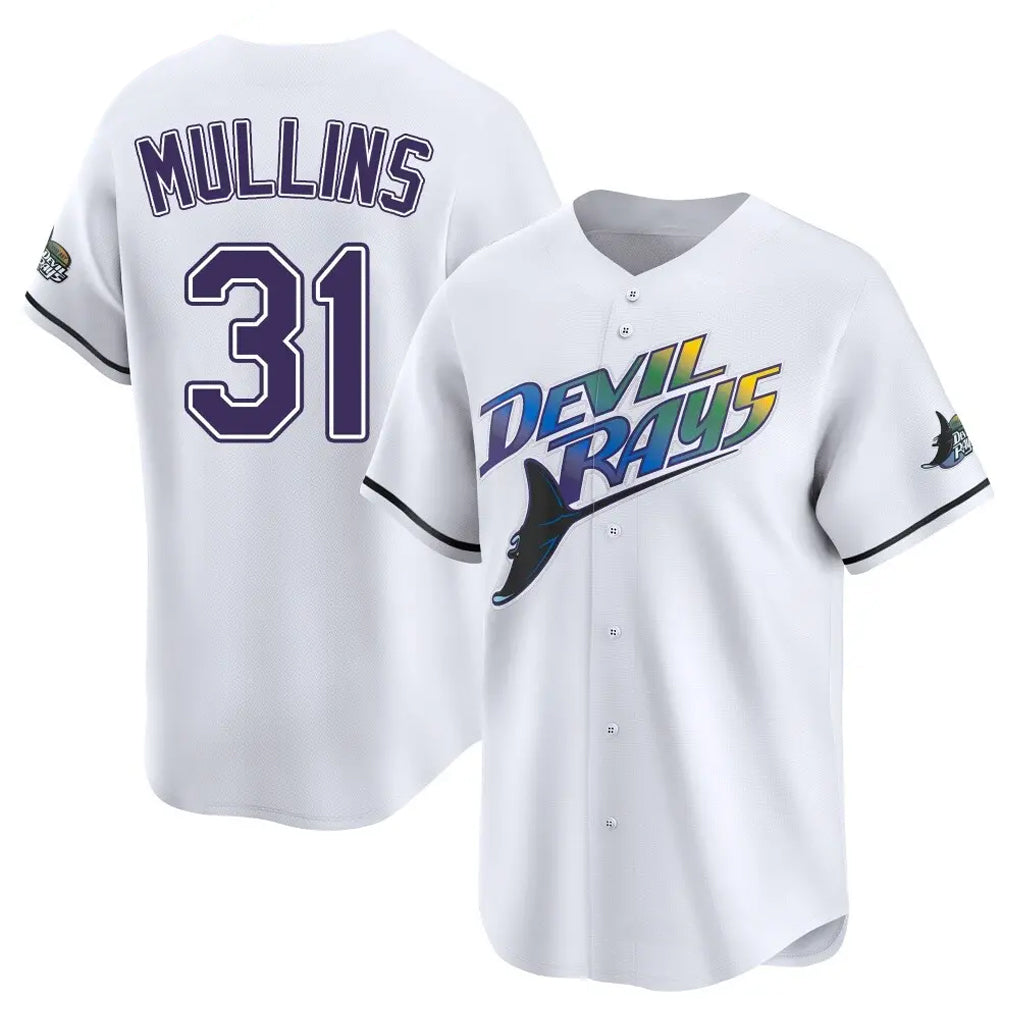 Tampa Bay Rays #31 Cedric Mullins Player White City Connect Home Stitched Baseball Jersey
