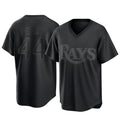 Tampa Bay Rays #44 Ryan Pepiot Player Black Home Game Stitched Baseball Jersey