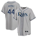 Tampa Bay Rays #44 Ryan Pepiot Player Gray Home Limited Stitched Baseball Jersey