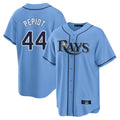 Tampa Bay Rays #44 Ryan Pepiot Player Light Blue Home Limited Stitched Baseball Jersey