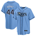 Tampa Bay Rays #44 Ryan Pepiot Player Light Blue Home Limited Stitched Baseball Jersey