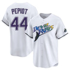 Tampa Bay Rays #44 Ryan Pepiot Player White City Connect Home Stitched Baseball Jersey