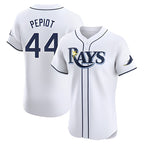 Tampa Bay Rays #44 Ryan Pepiot Player White Home Limited Elite Stitched Baseball Jersey